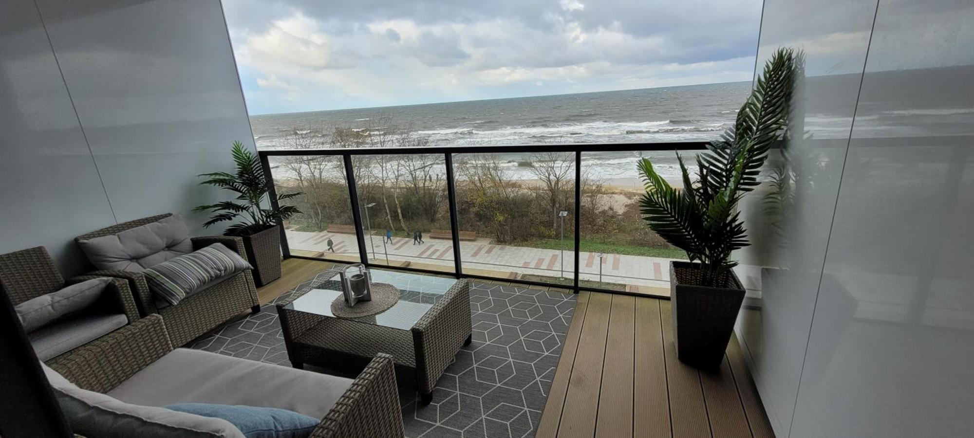 Seaside Margo De Lux Z Widokiem Na Morze Lägenhet Kołobrzeg Exteriör bild
